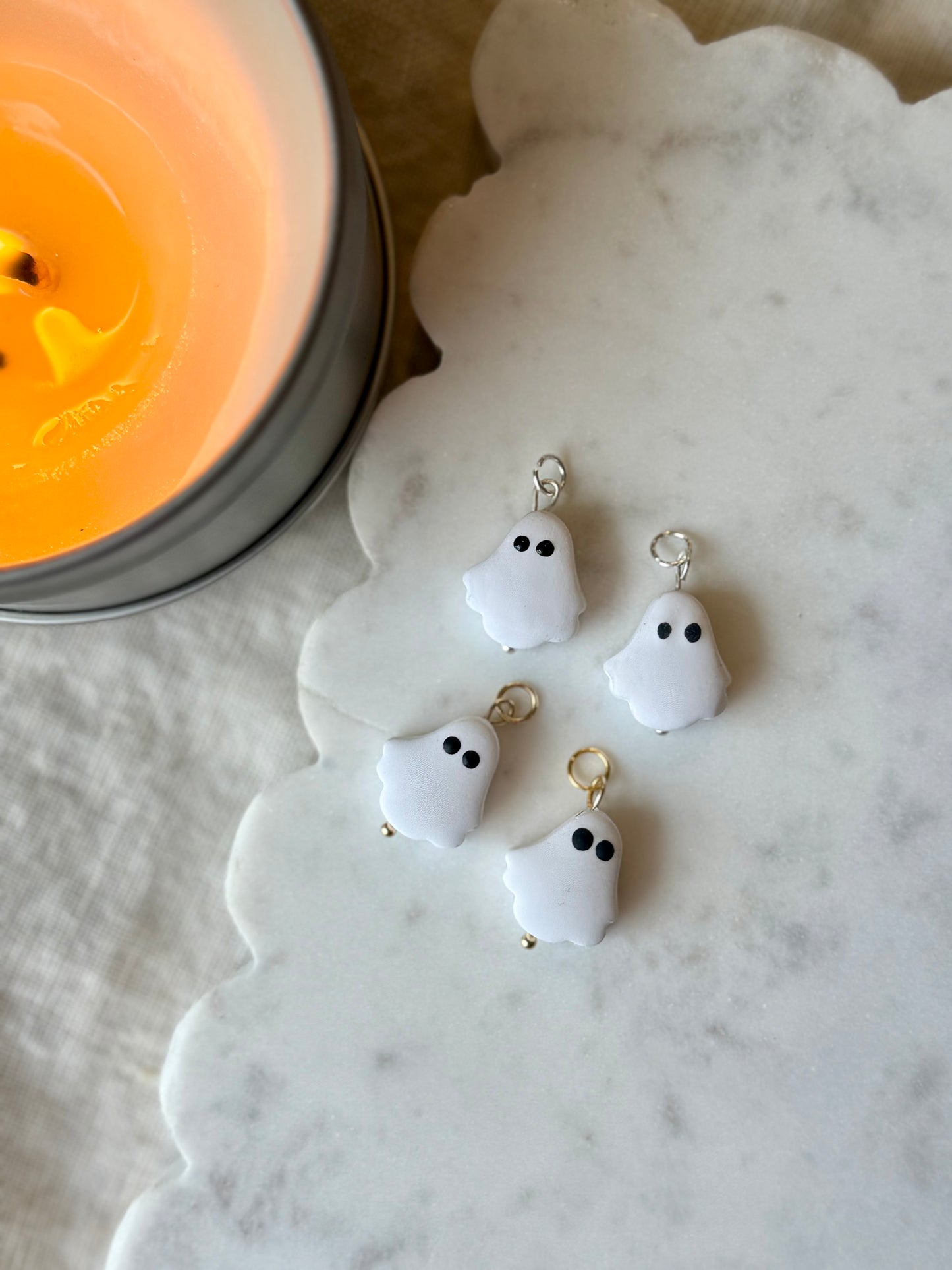 Ghost Earring | Polymer Clay Dangle Earring