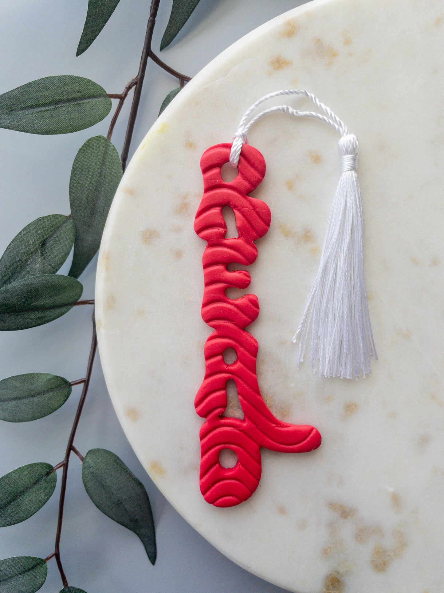 clay bookmark | Read