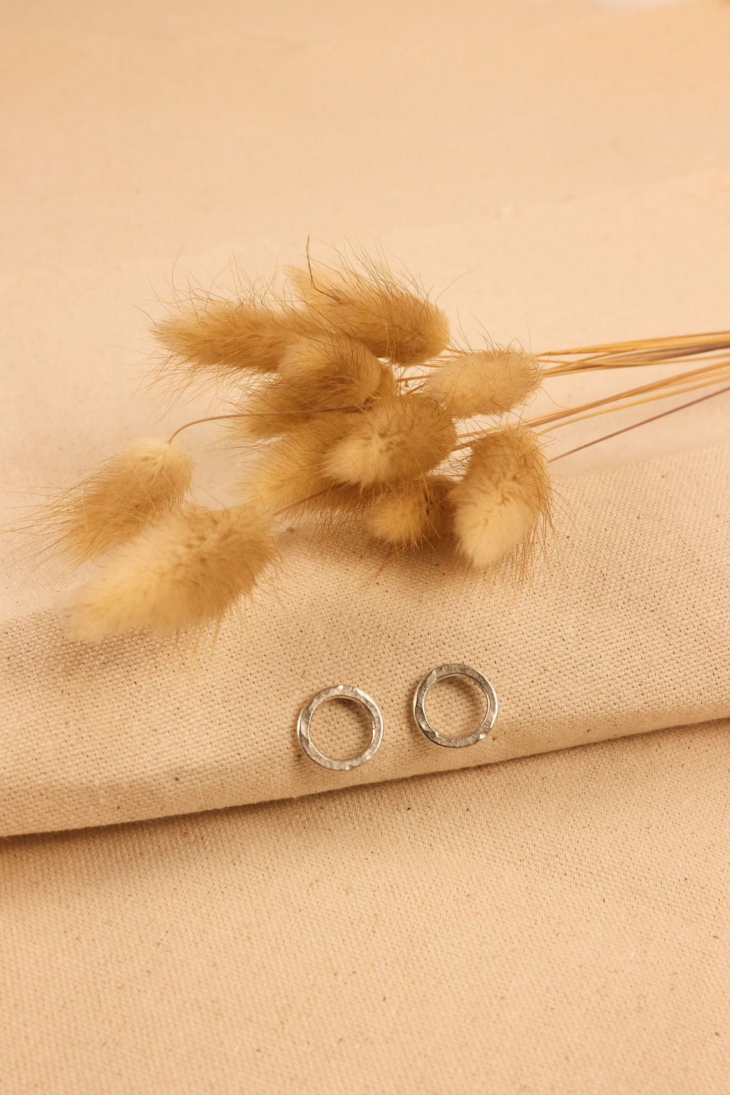 Circle Stud | Gold + Silver