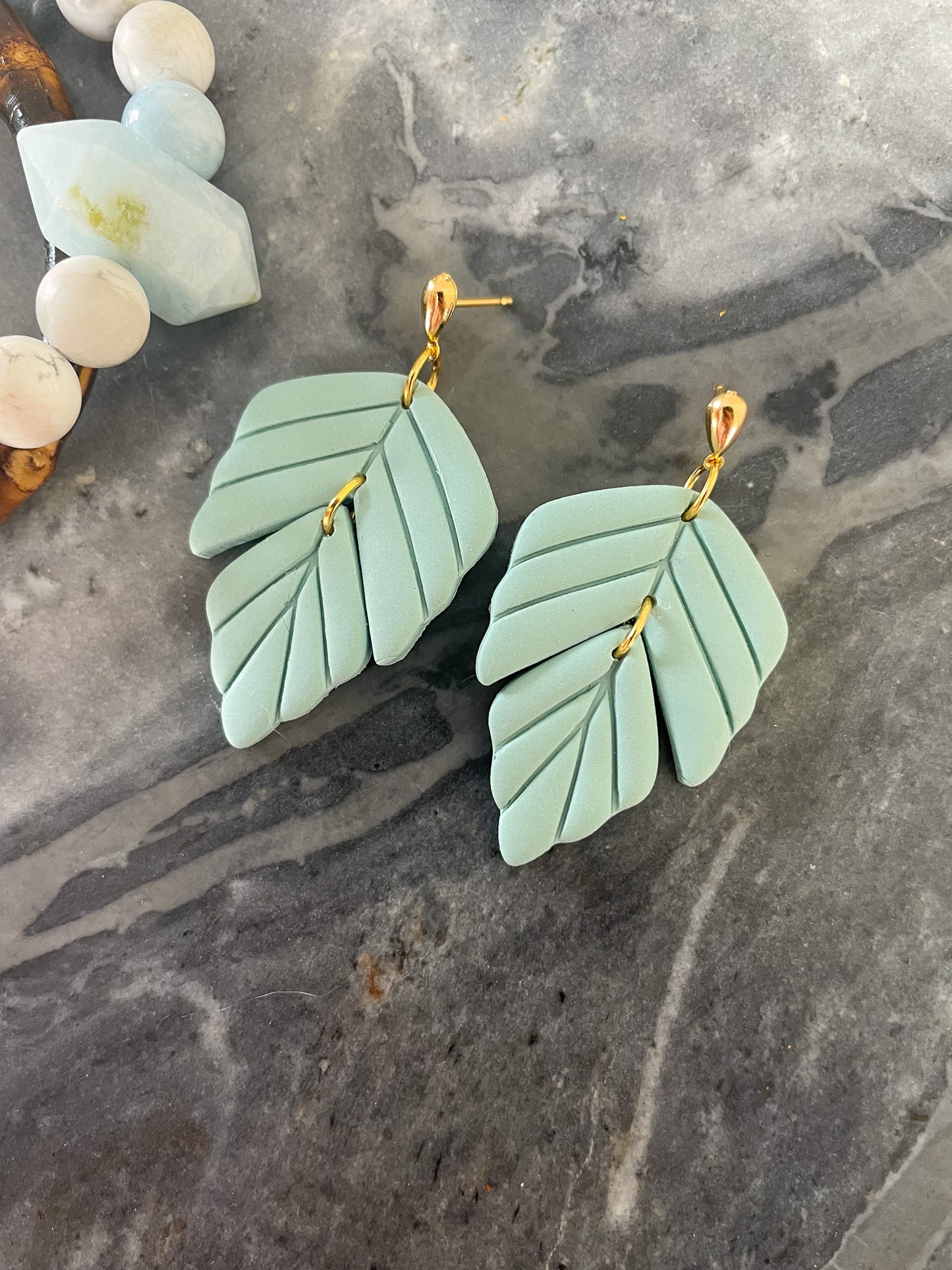 clay earring | Flora earring
