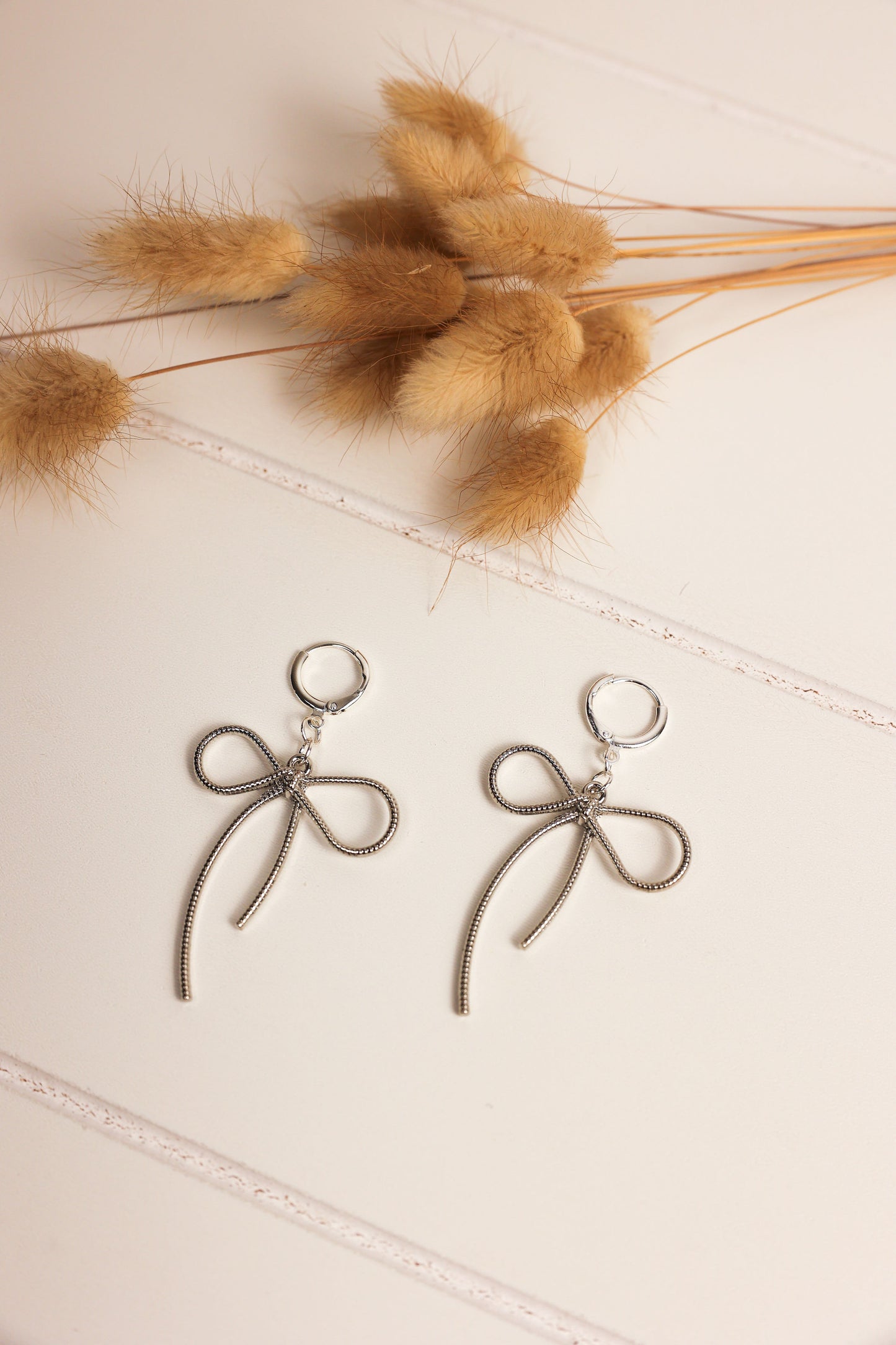 Bow Dangle | Gold + Silver