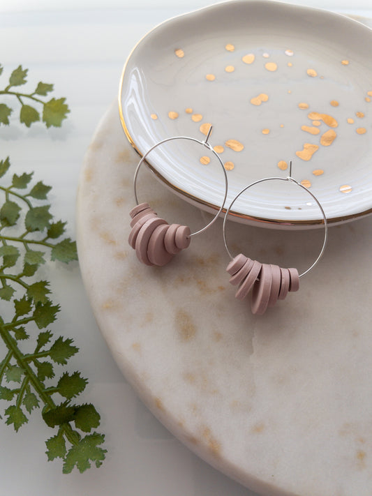 clay earrings | Colette hoop