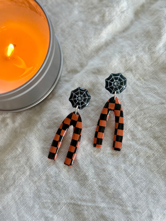 Bettlejuice Earring | Polymer Clay Dangle