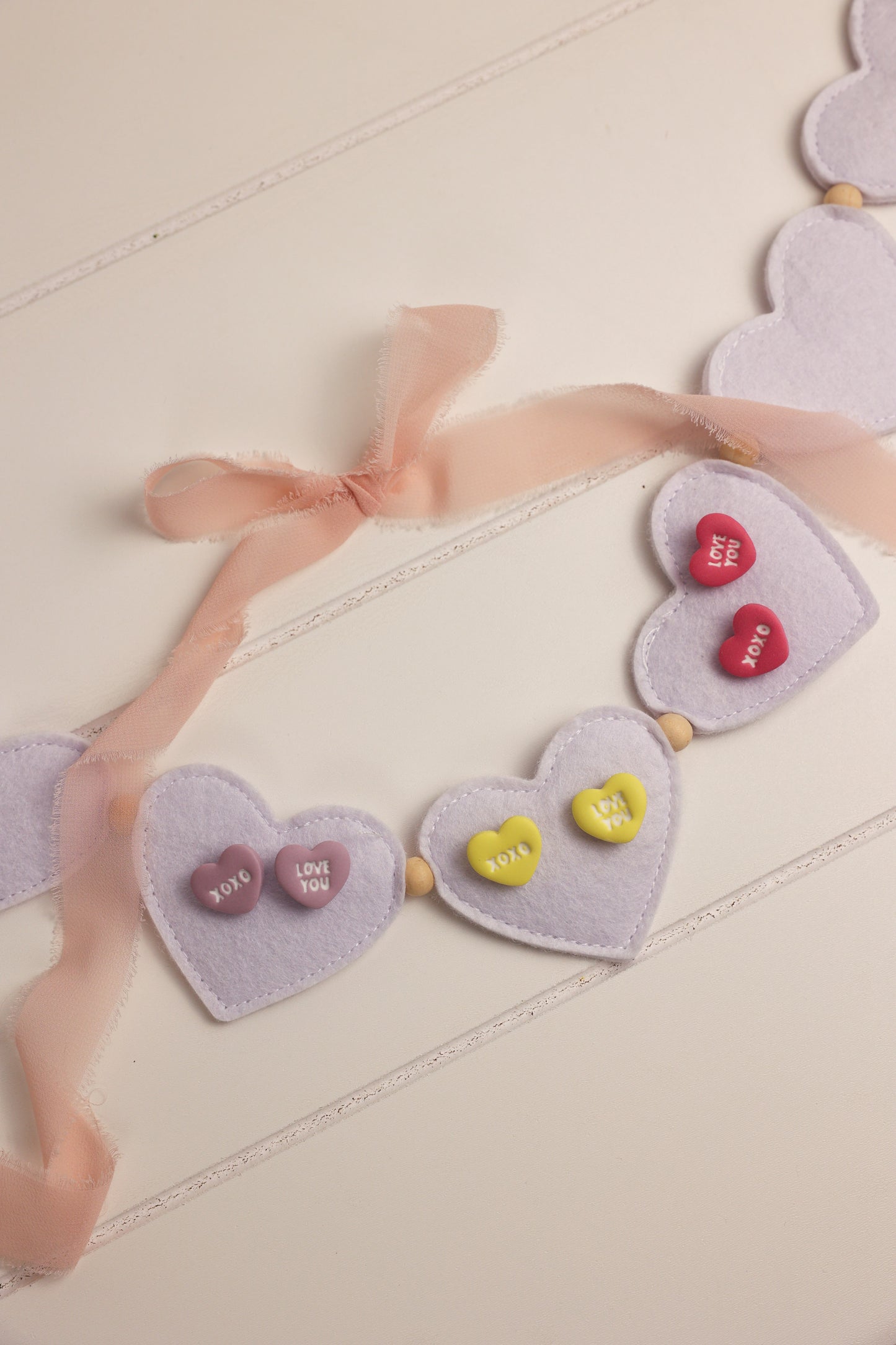 Candy Heart Stud *Titanium Post* | Polymer Clay Earring