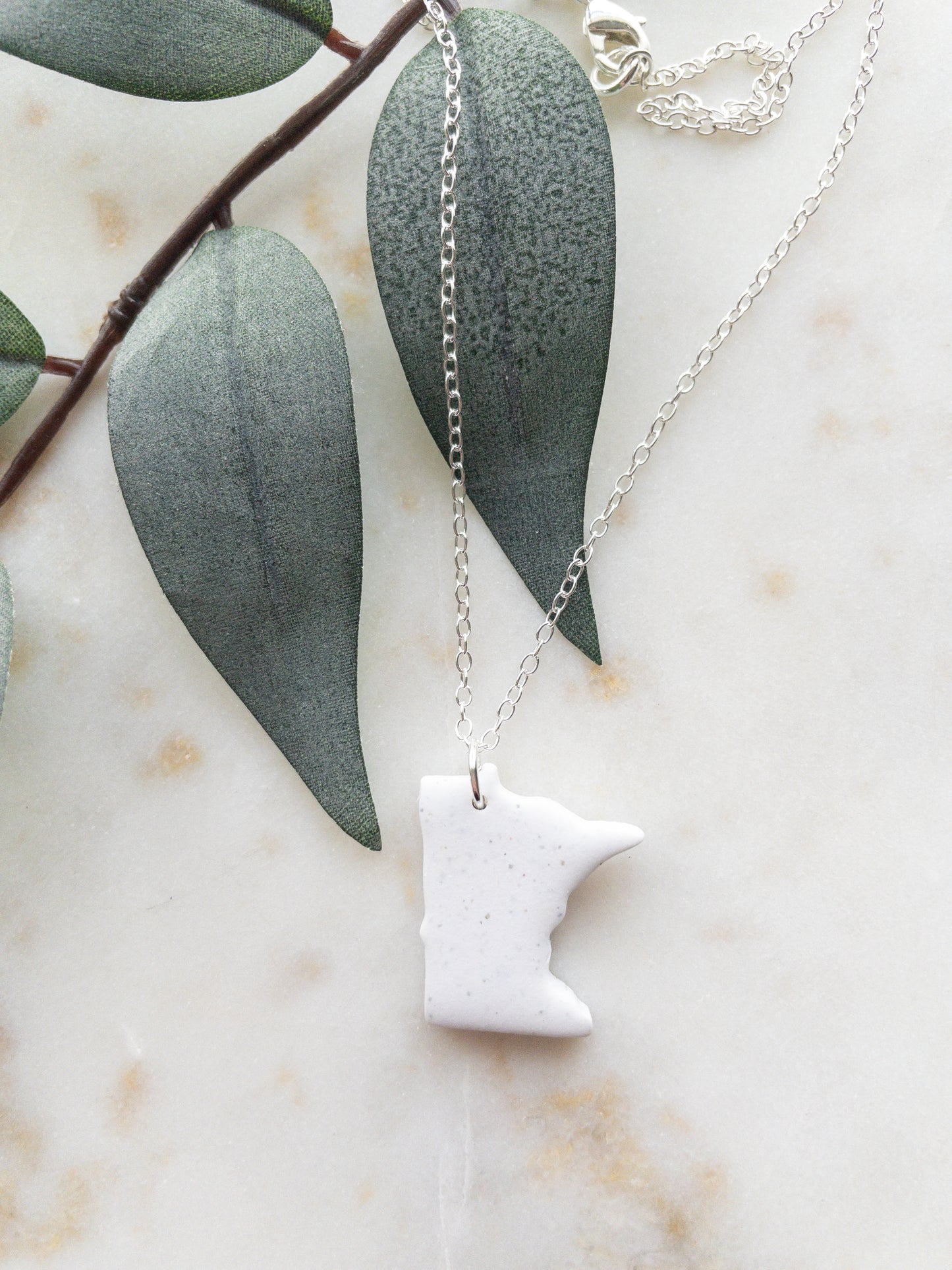 clay necklace | Minnesota necklace
