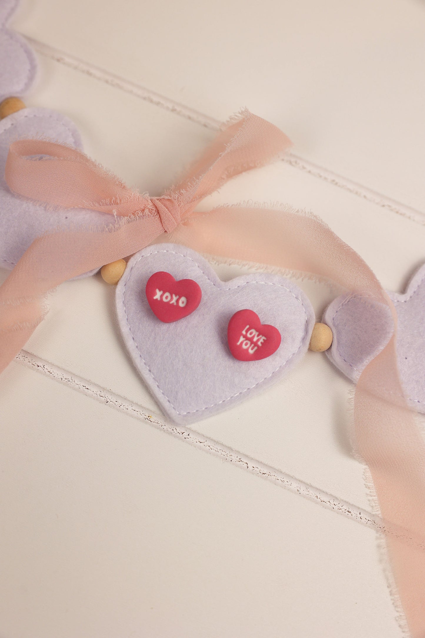 Candy Heart Stud *Titanium Post* | Polymer Clay Earring