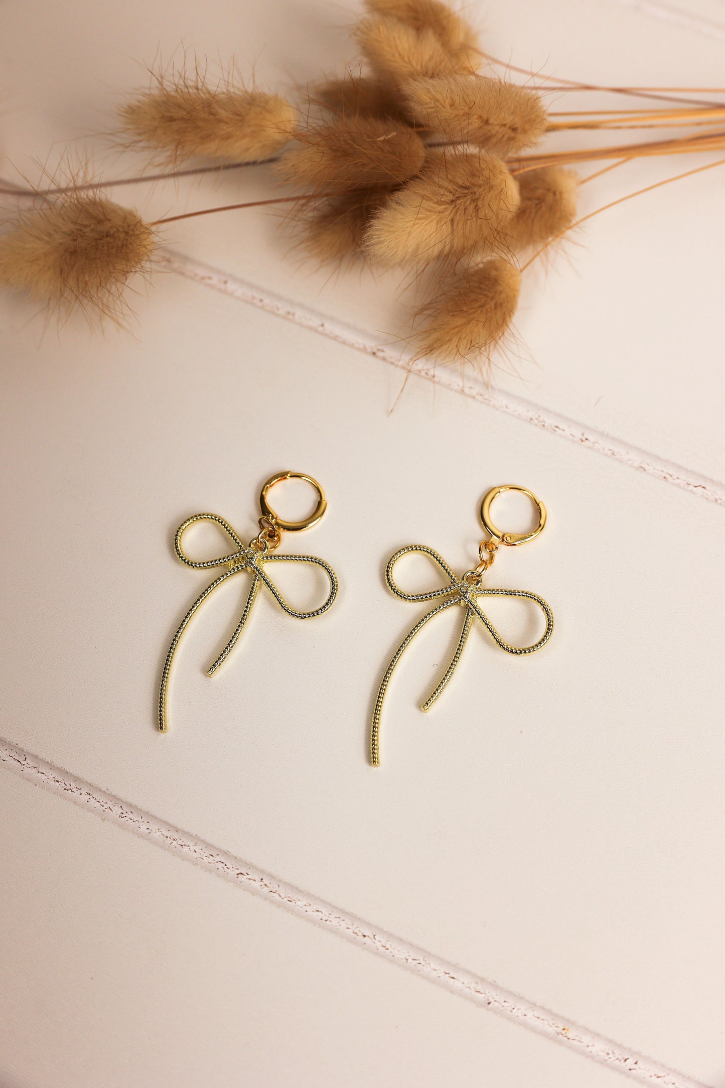 Bow Dangle | Gold + Silver