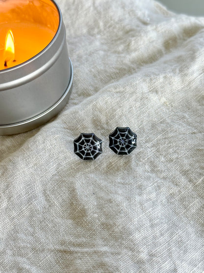 Spiderweb Earring | Polymer Clay Earring