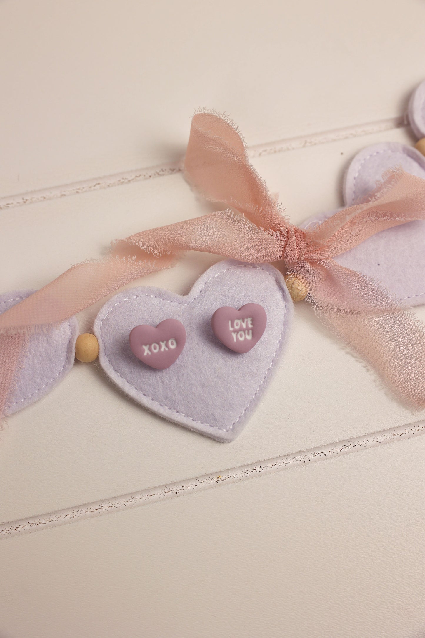 Candy Heart Stud *Titanium Post* | Polymer Clay Earring