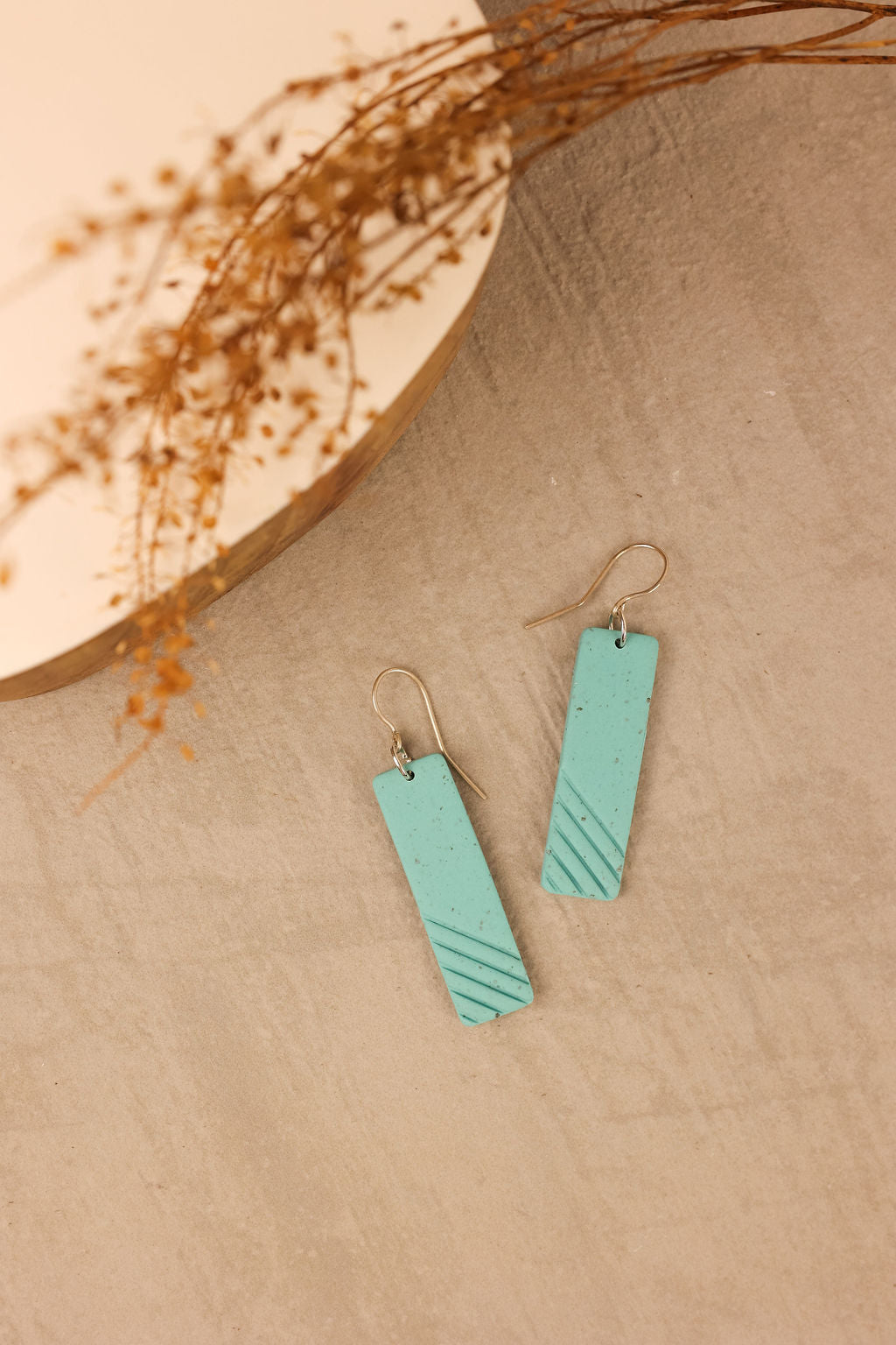 Simple Bar Drop | Clay Earrings