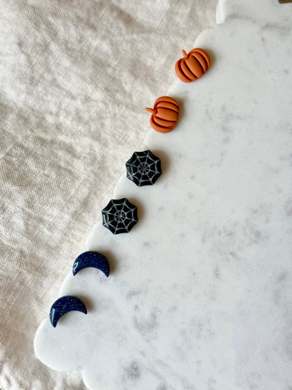 Spiderweb Earring | Polymer Clay Earring