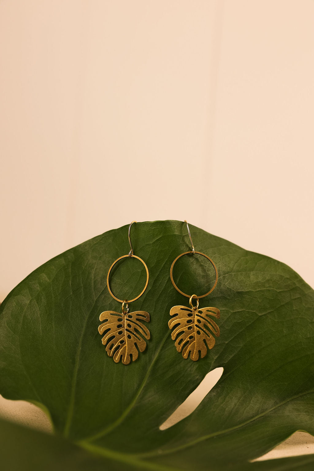 Leaf Earring | Gold + Silver