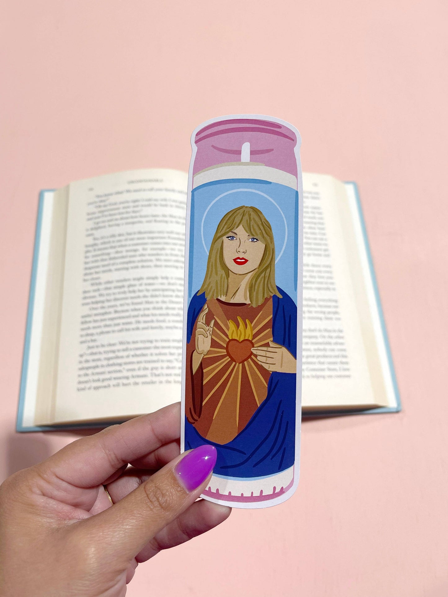 Taylor Candle Die Cut Bookmark