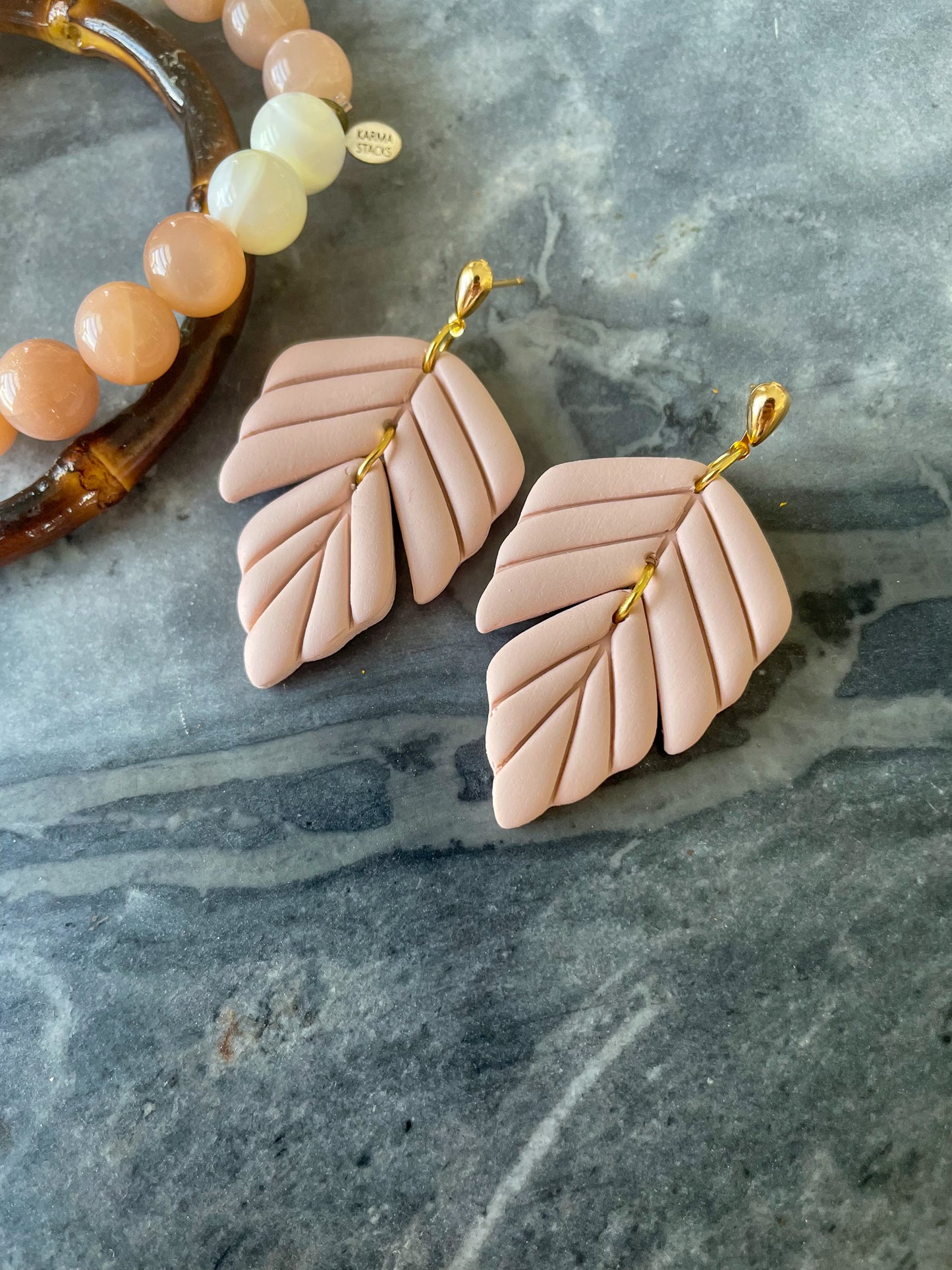 clay earring | Flora earring